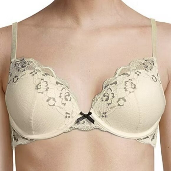 Ambrielle Plunge Push Up Bra NWT - Picture 1 of 3